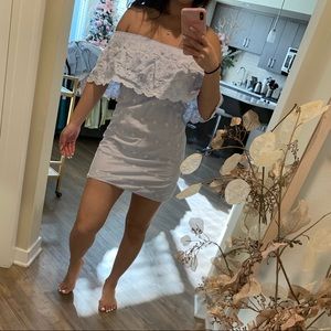 Off the shoulder dress